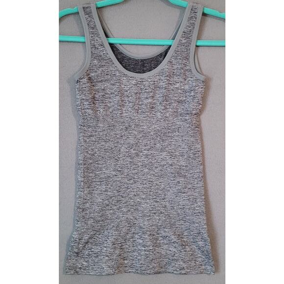 Y2K Bebe Heather Gray Shaping Tank Medium Slimming Waist Compression EUC - Picture 2 of 6